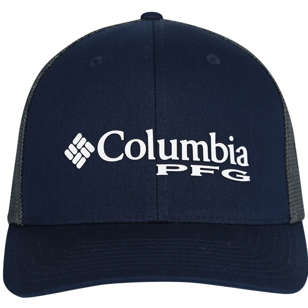 Columbia Dallas Cowboys PFG Mesh Snapback Hat Navy
