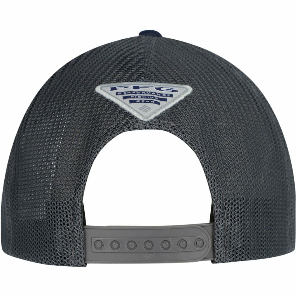 Columbia Dallas Cowboys PFG Mesh Snapback Hat Navy