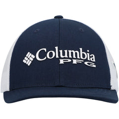Columbia Dallas Cowboys Youth PFG Mesh Snapback Hat Navy