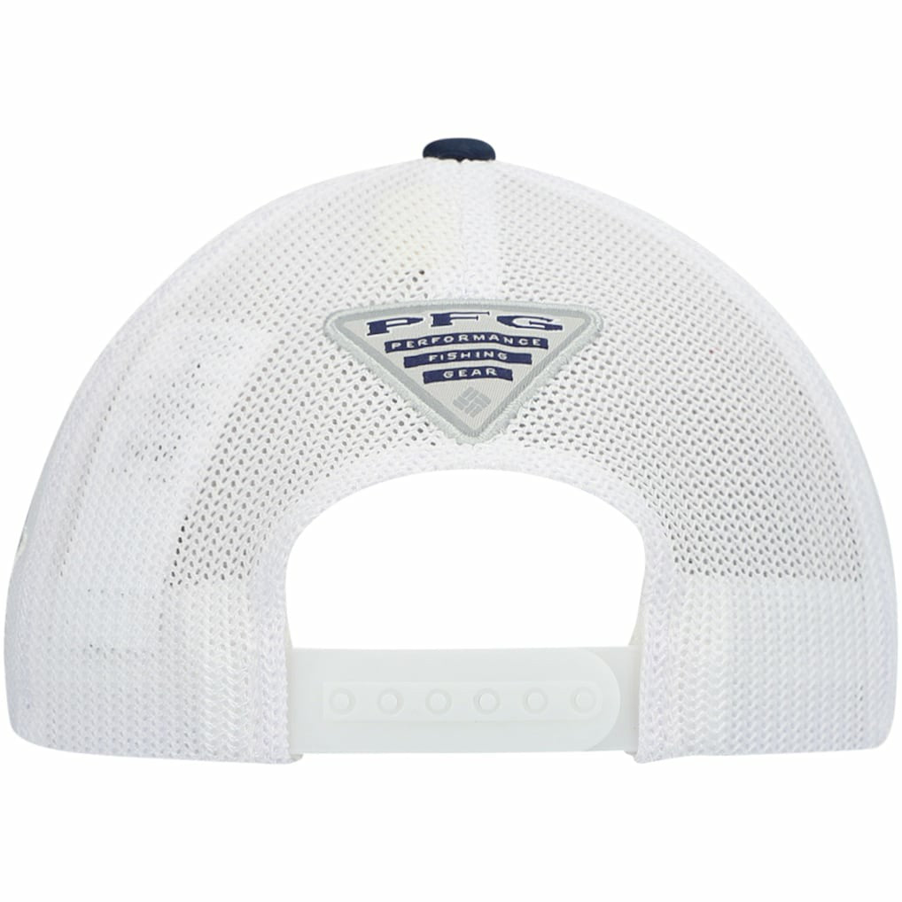 Columbia Dallas Cowboys Youth PFG Mesh Snapback Hat Navy