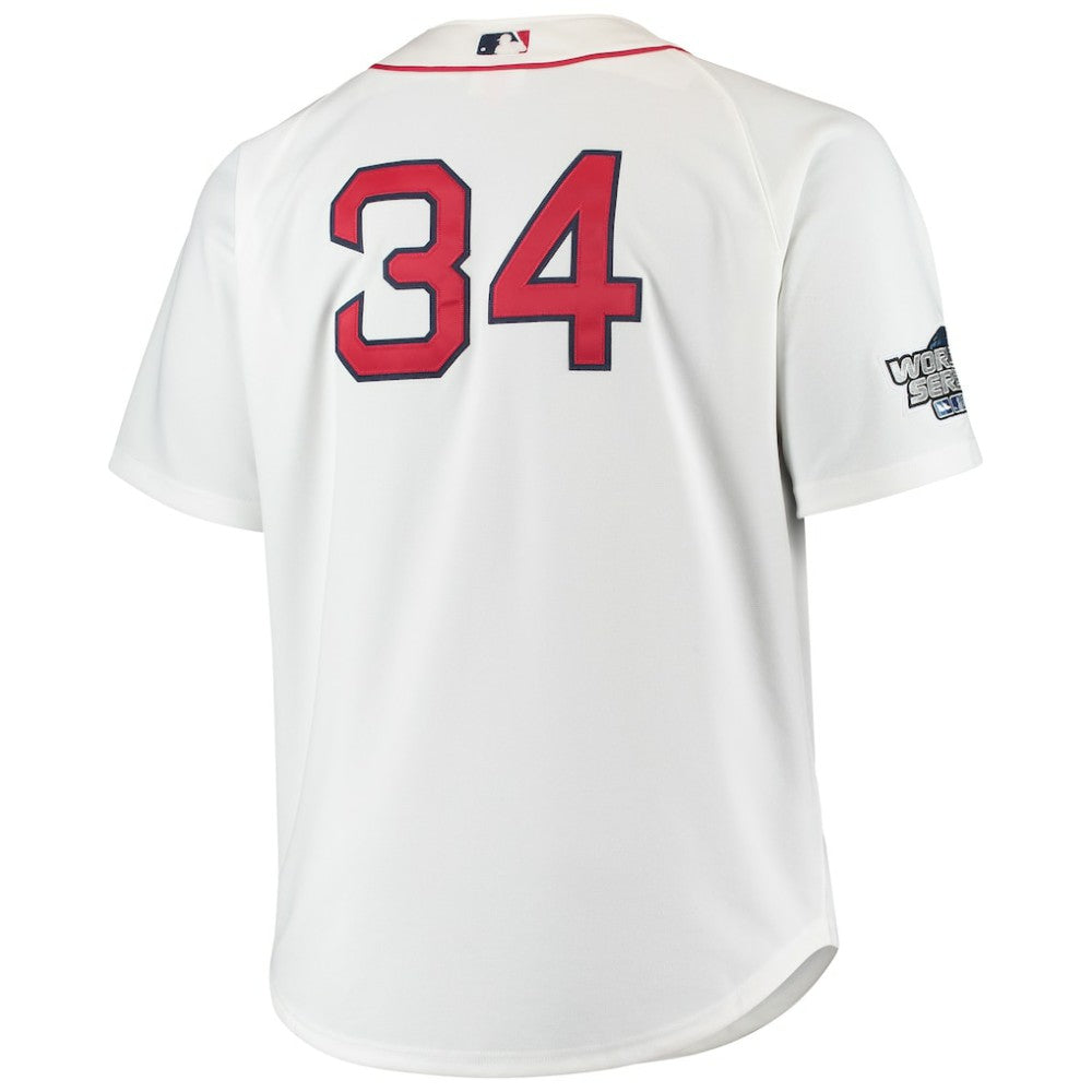 David Ortiz Boston Red Sox Mitchell & Ness Big & Tall Home Authentic Player Jersey - White - Mitchell & Ness Lifestyle