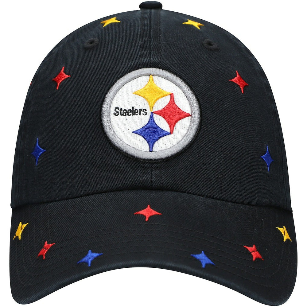 47 brand Pittsburgh Steelers '47 Women's Multi Confetti Clean Up Adjustable Hat Black