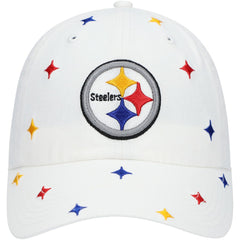 47 brand Pittsburgh Steelers '47 Women's Multi Confetti Clean Up Adjustable Hat White