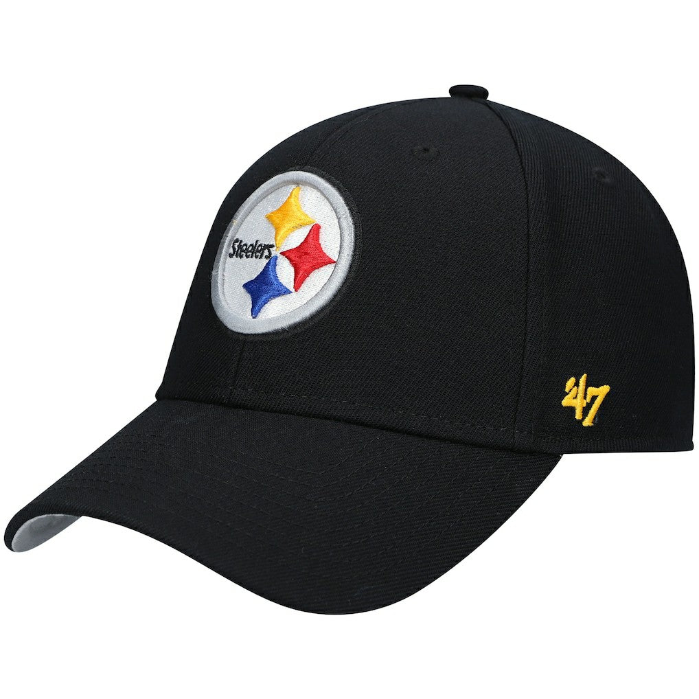 47 brand Pittsburgh Steelers '47 MVP Adjustable Hat Black