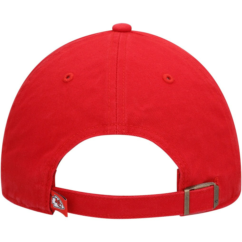 47 brand Kansas City Chiefs '47 Clean Up Script Adjustable Hat Red