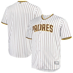 San Diego Padres Big & Tall Home Replica Team Jersey - White/Brown - MLB on Sale