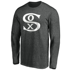 Chicago White Sox Cooperstown Collection Huntington Logo Long Sleeve T-Shirt - Charcoal - MLB Online