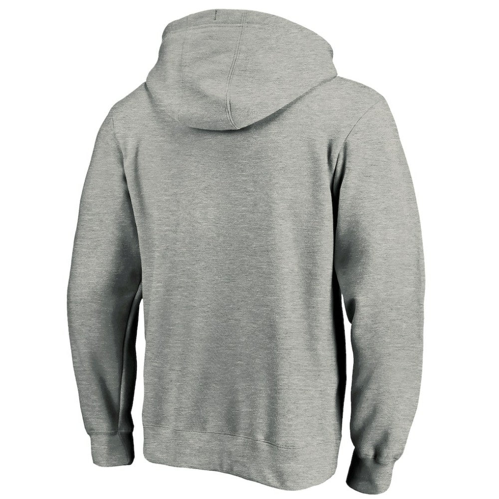 Athletics Cooperstown Collection Huntington Logo Fitted Pullover Hoodie - Heather Gray - MLB Sale