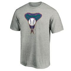 Arizona Diamondbacks Cooperstown Collection Huntington Logo T-Shirt - Heathered Gray - MLB Sale