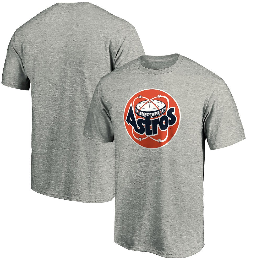 Houston Astros Cooperstown Collection Huntington Logo T-Shirt - Heathered Gray - MLB Discount