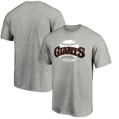 San Francisco Giants Cooperstown Collection Huntington Logo T-Shirt - Heathered Gray - MLB on Sale