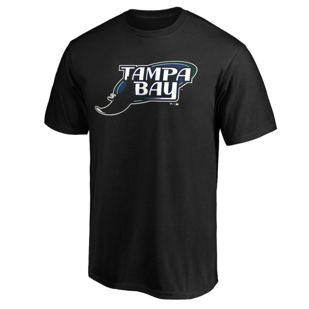 Tampa Bay Rays Cooperstown Collection Huntington Logo T-Shirt - Black - MLB on Sale
