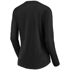 Chicago White Sox Women's Core Distressed Team Long Sleeve T-Shirt - Black - MLB Sale