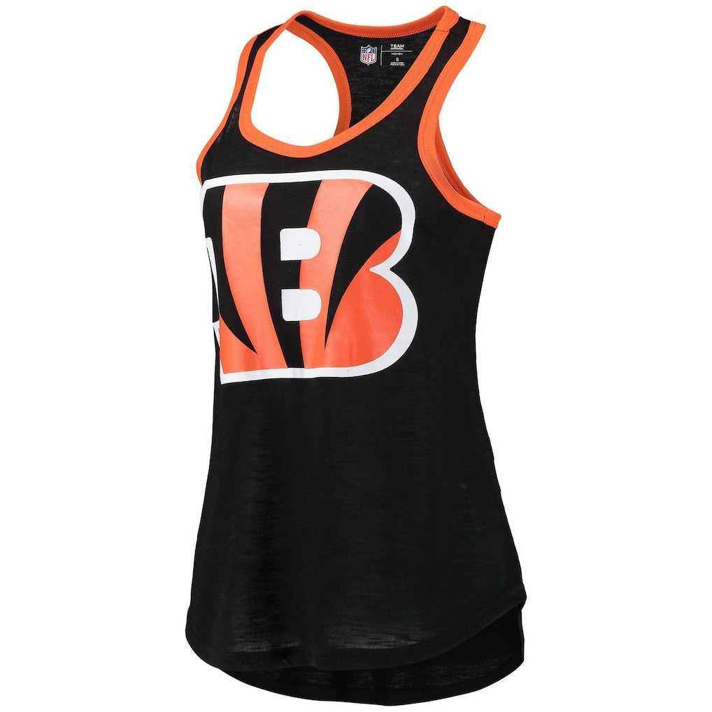 Cincinnati Bengals G-III 4Her by Carl Banks Women's Tater Burnout Tank Top Black