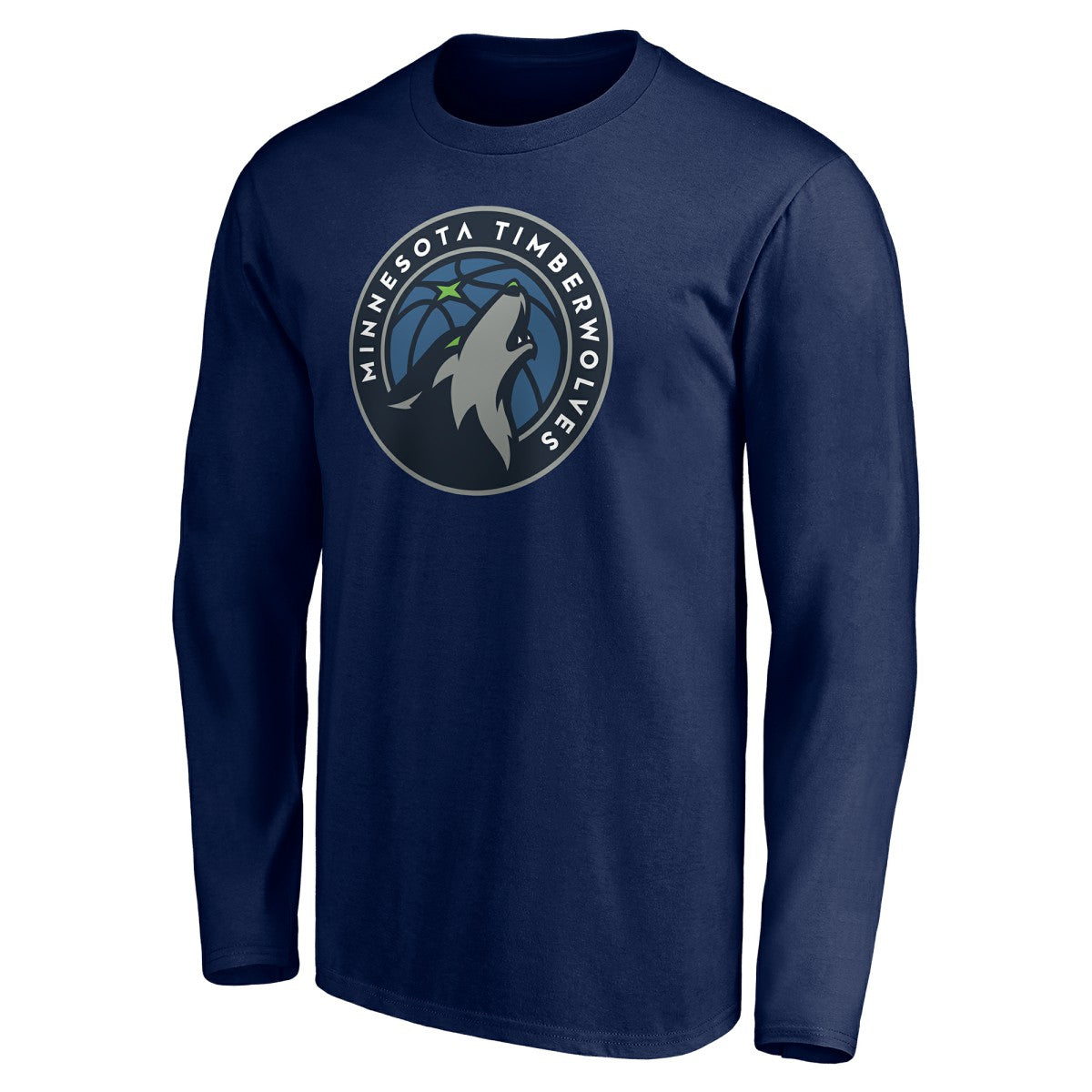 Minnesota Timberwolves Playmaker Personalized Name & Number Long Sleeve T-Shirt Navy