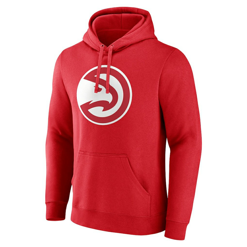 Atlanta Hawks Playmaker Personalized Name & Number Pullover Hoodie Red