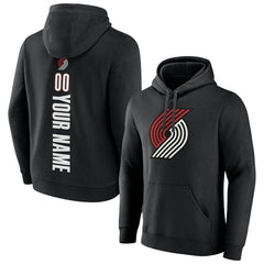 Portland Trail Blazers Playmaker Personalized Name & Number Pullover Hoodie Black