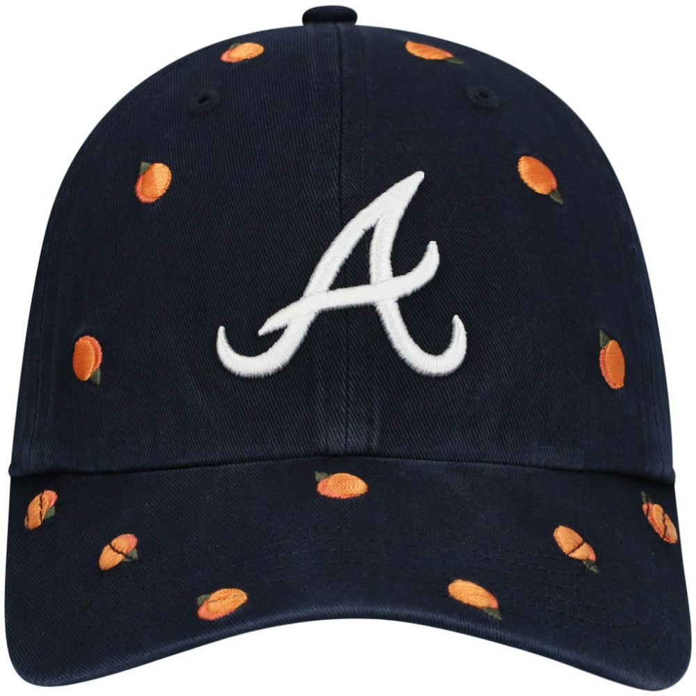 Atlanta Braves '47 Women's Confetti Clean Up Adjustable Hat - Navy - 47 brand Sale
