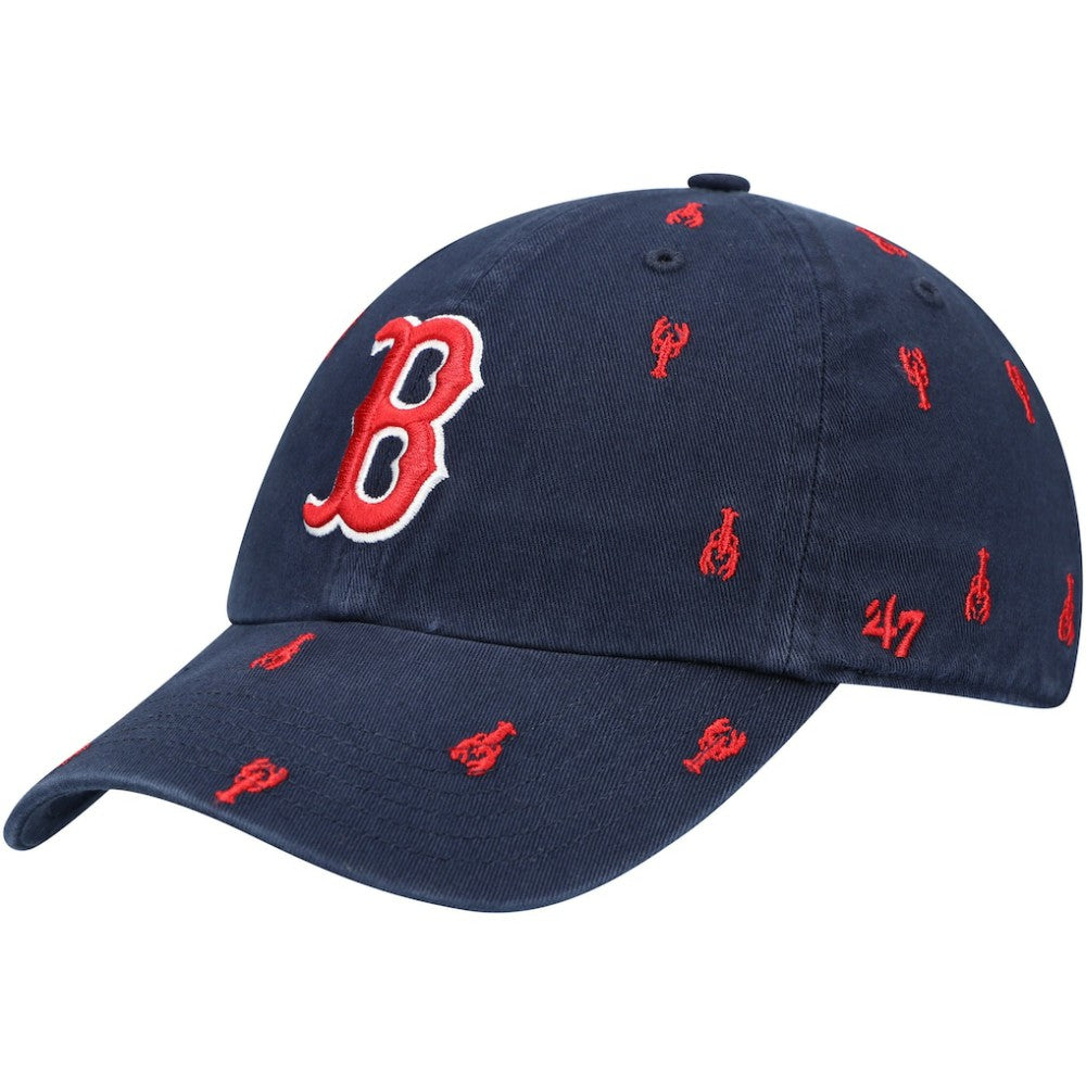 Boston Red Sox '47 Women's Confetti Clean Up Adjustable Hat - Navy - 47 brand Discount