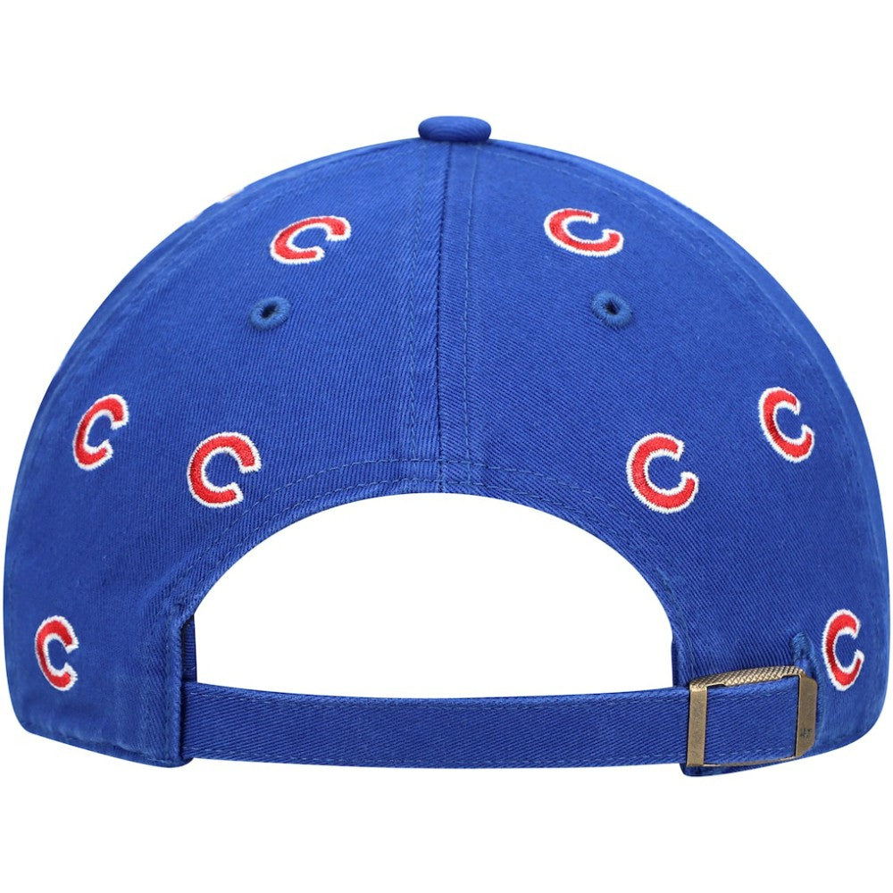 Chicago Cubs '47 Women's Confetti Clean Up Adjustable Hat - Royal - 47 brand Sale