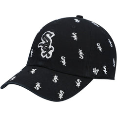 Chicago White Sox '47 Women's Confetti Clean Up Adjustable Hat - Black - 47 brand on Sale