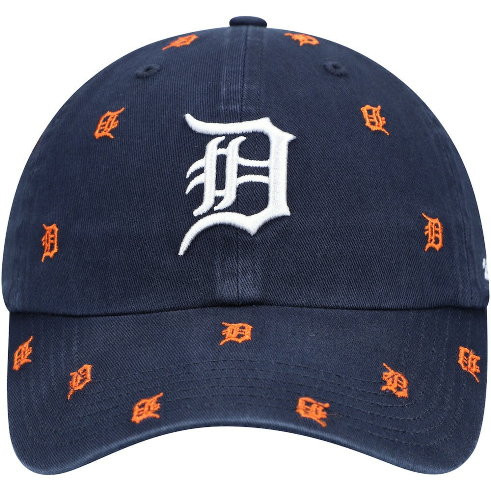 Detroit Tigers '47 Women's Confetti Clean Up Adjustable Hat - Navy - 47 brand Discount