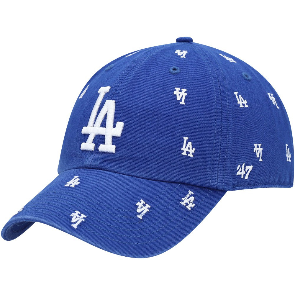 Los Angeles Dodgers '47 Women's Confetti Clean Up Adjustable Hat - Royal - 47 brand Sale