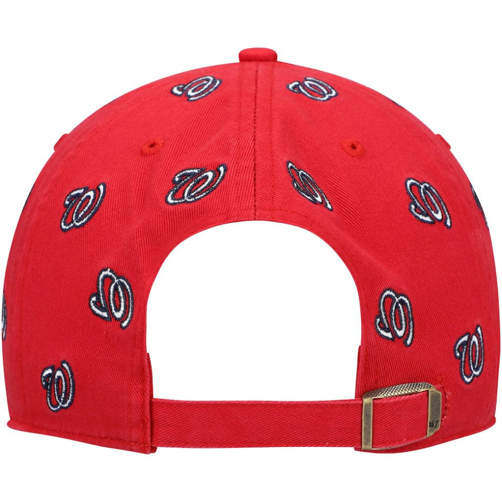 Washington Nationals '47 Women's Confetti Clean Up Adjustable Hat - Red - 47 brand Online