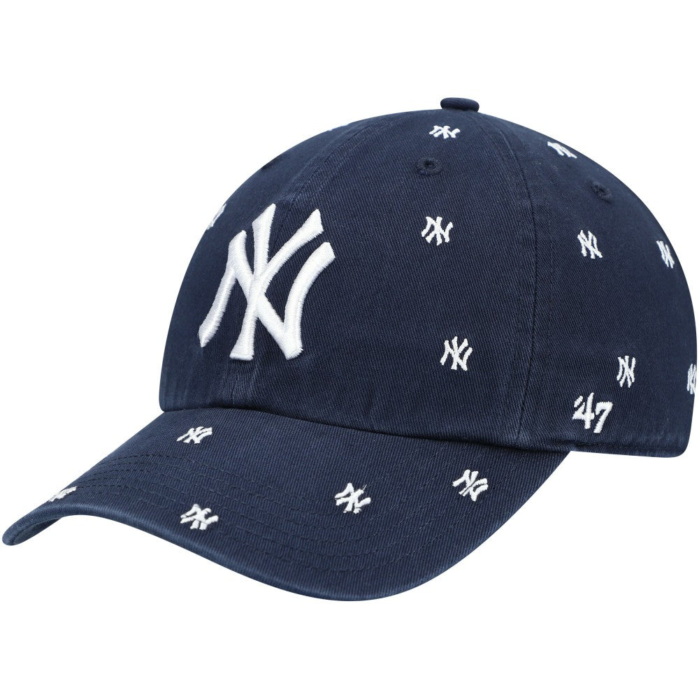New York Yankees '47 Women's Confetti Clean Up Adjustable Hat - Navy - 47 brand Discount