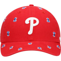 Philadelphia Phillies '47 Women's Confetti Clean Up Adjustable Hat - Red - 47 brand Discount