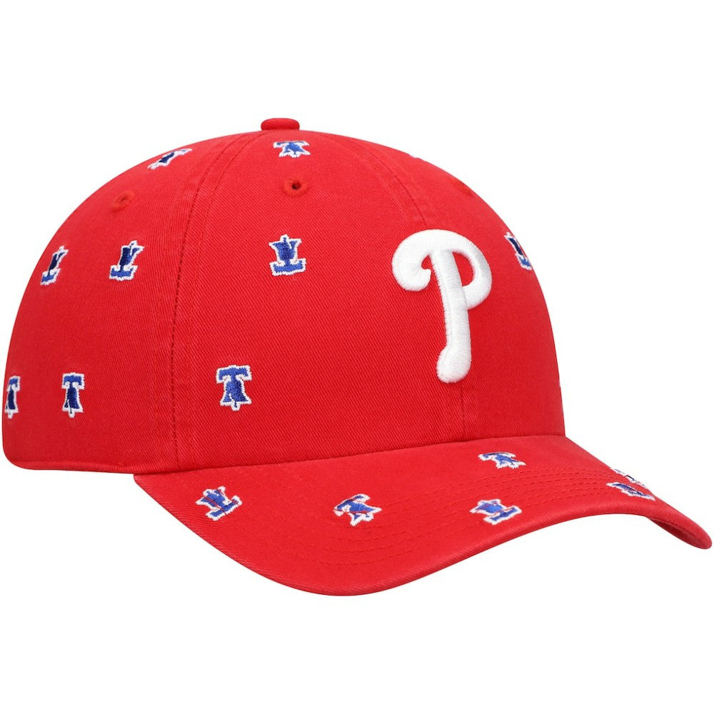 Philadelphia Phillies '47 Women's Confetti Clean Up Adjustable Hat - Red - 47 brand Discount