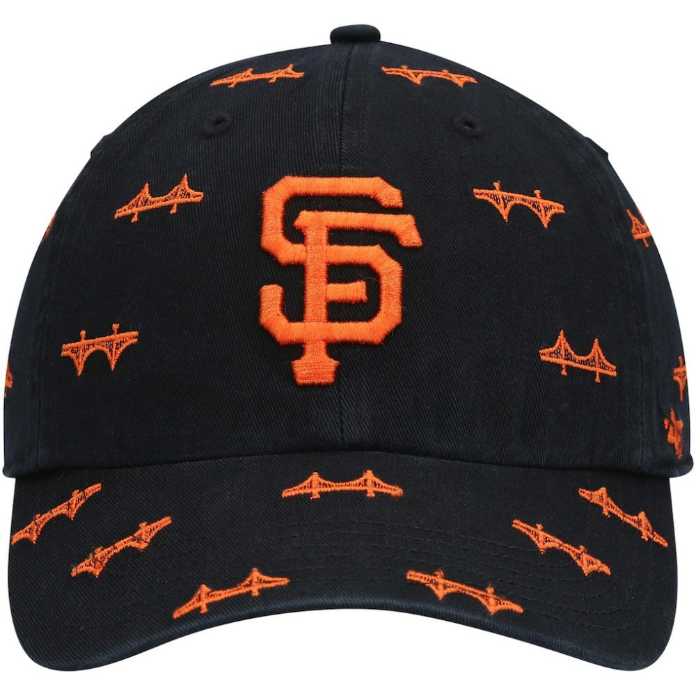 San Francisco Giants '47 Women's Confetti Clean Up Adjustable Hat - Black - 47 brand on Sale