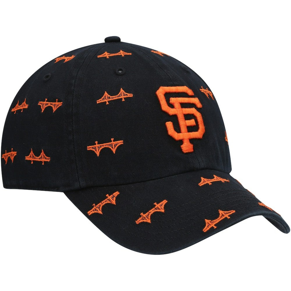 San Francisco Giants '47 Women's Confetti Clean Up Adjustable Hat - Black - 47 brand on Sale