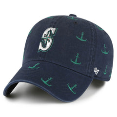 Seattle Mariners '47 Women's Confetti Clean Up Adjustable Hat - Navy - 47 brand Discount