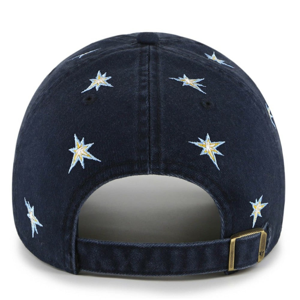 Tampa Bay Rays '47 Women's Confetti Clean Up Adjustable Hat - Navy - 47 brand on Sale