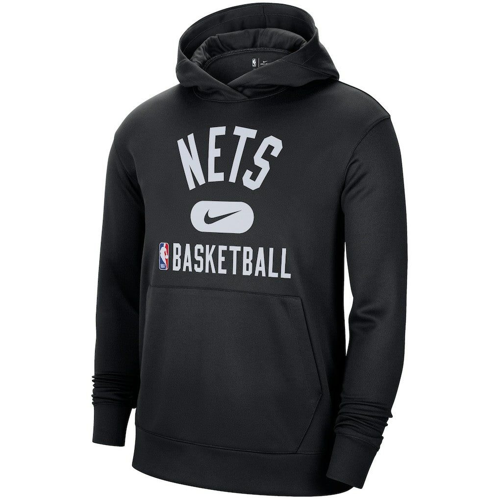 Brooklyn Nets 2021-2022 Spotlight On Court Performance Practice Pullover Hoodie Black | Nike online