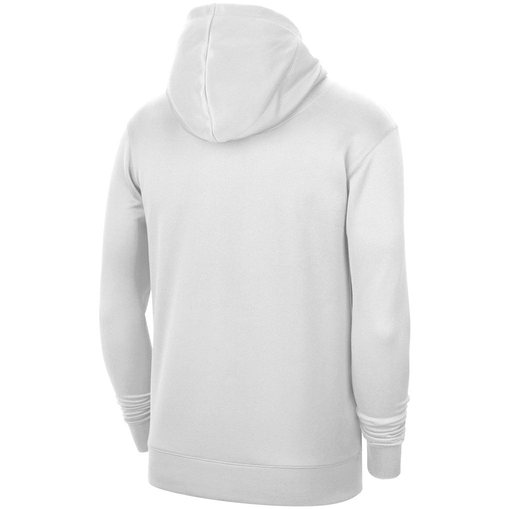 Brooklyn Nets 2021-2022 Spotlight On Court Performance Practice Pullover Hoodie White | Nike Lifestyle