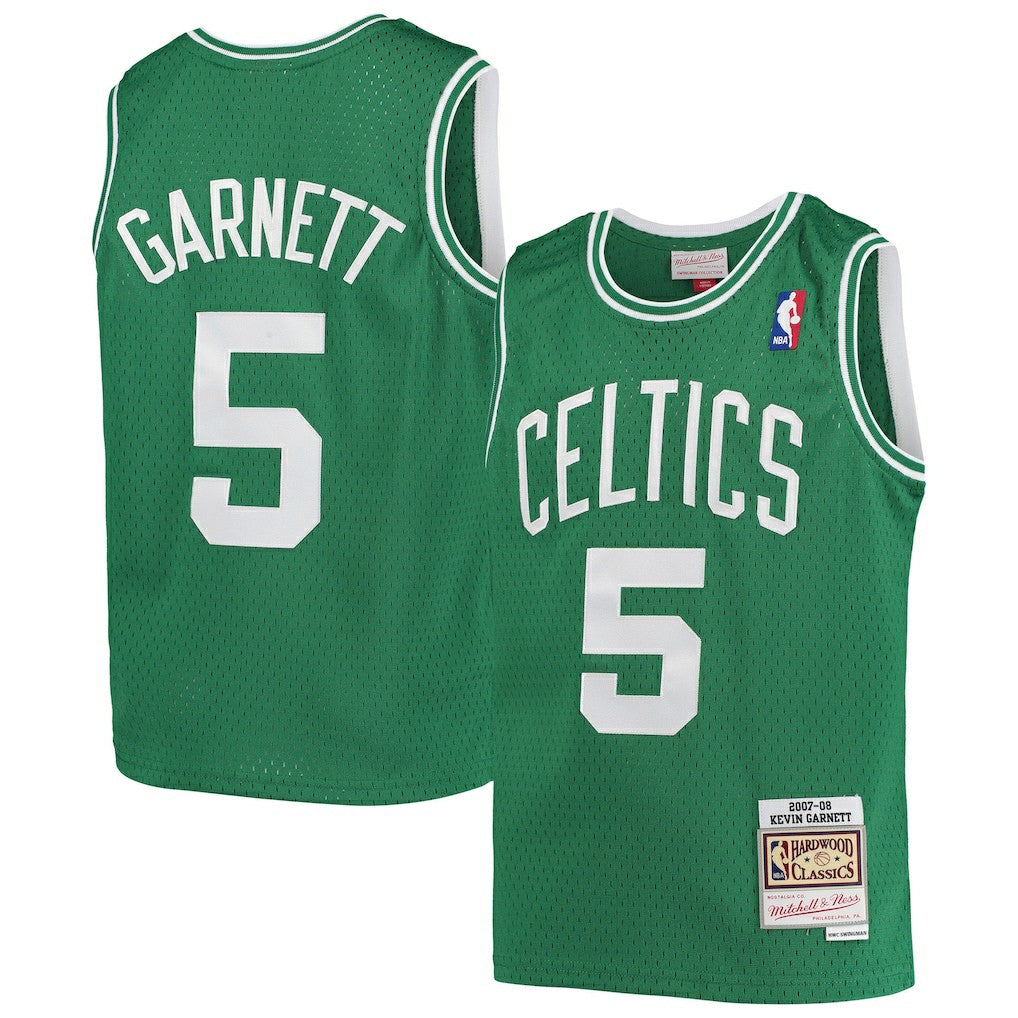 Kevin Garnett Boston Celtics Youth 2007/08 Hardwood Classics Swingman Jersey Kelly Green | Mitchell & Ness for sale