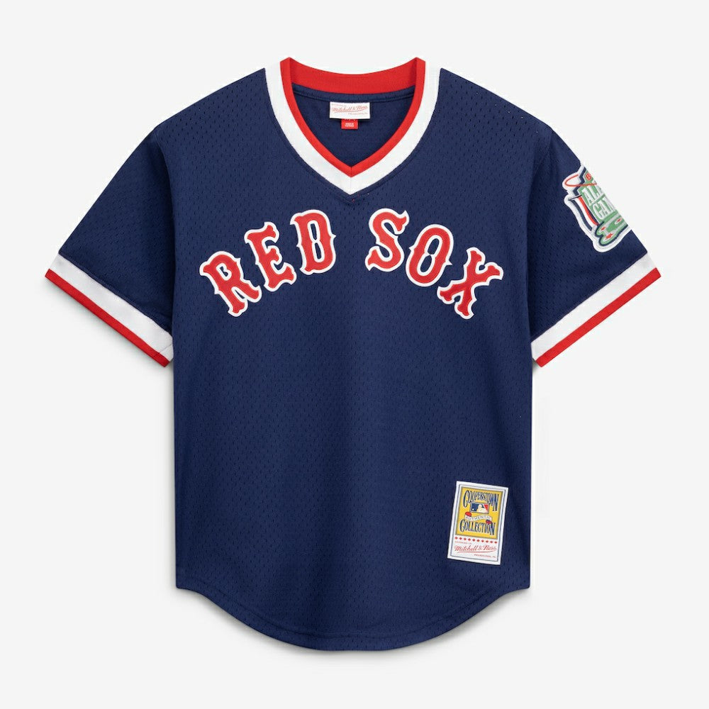 Pedro Martinez Boston Red Sox Mitchell & Ness Authentic Batting Practice Jersey - Navy - Mitchell & Ness Online