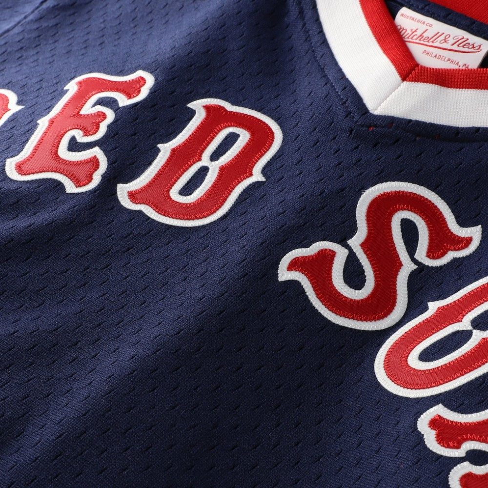 Pedro Martinez Boston Red Sox Mitchell & Ness Authentic Batting Practice Jersey - Navy - Mitchell & Ness Online