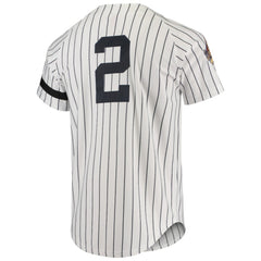 New York Yankees Mitchell & Ness Cooperstown Collection 1996 Authentic Home Jersey - White - Mitchell & Ness Discount