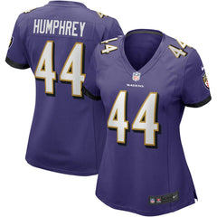 Nike Marlon Humphrey Baltimore Ravens Women's Game Player Jersey Purple