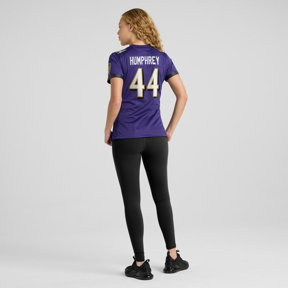 Nike Marlon Humphrey Baltimore Ravens Women's Game Player Jersey Purple