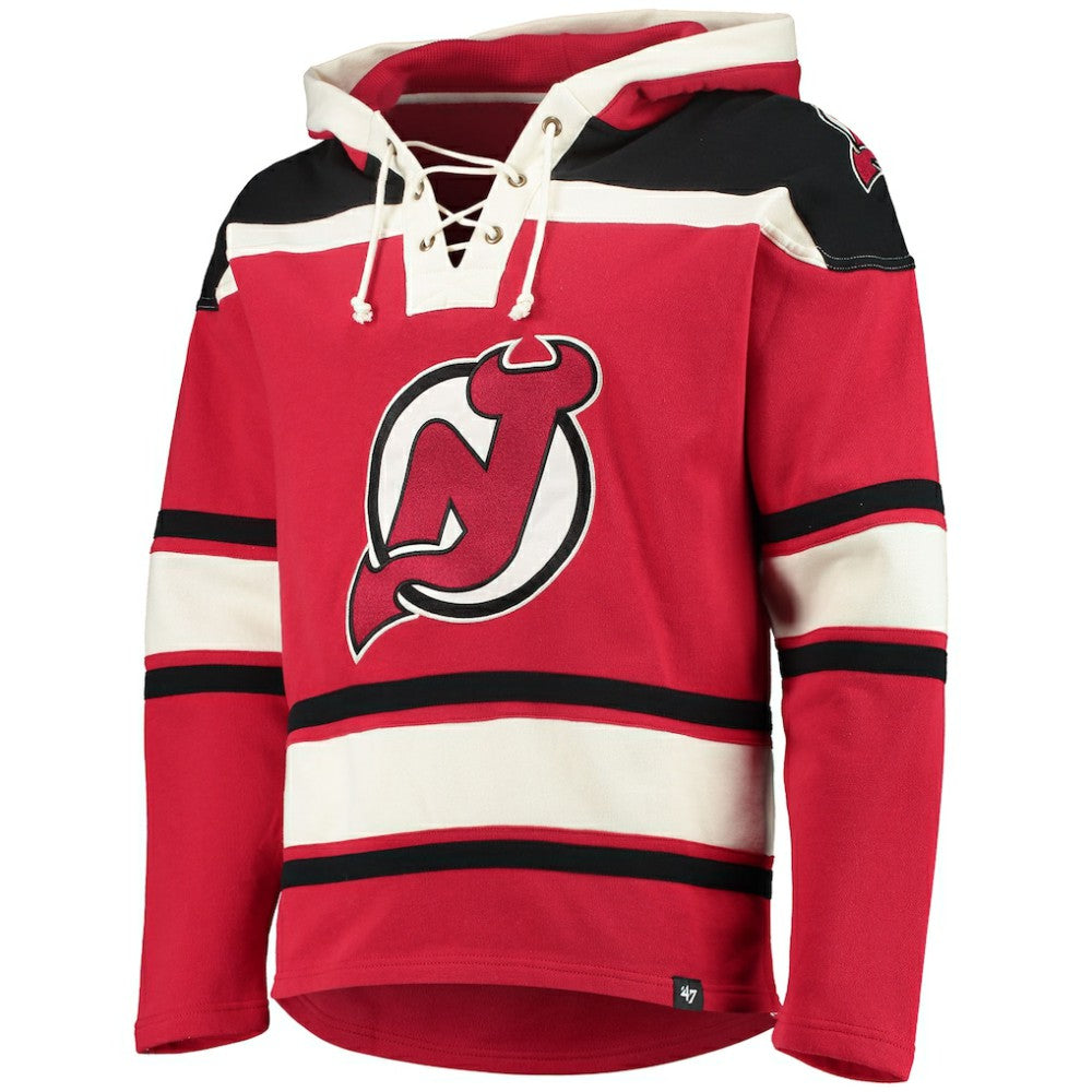 New Jersey Devils '47 Superior Lacer Hoodie - Red - NHL 4171419