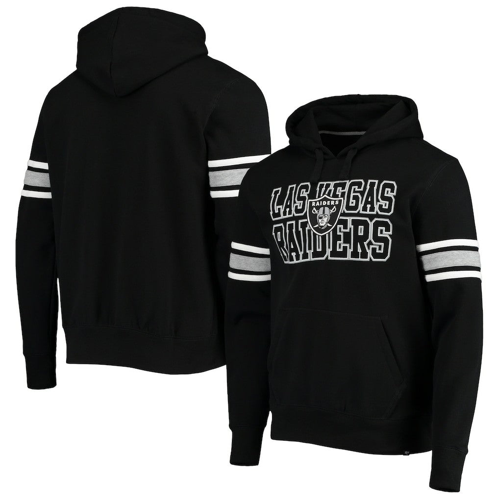 47 brand Las Vegas Raiders '47 Double Block Pullover Hoodie Black