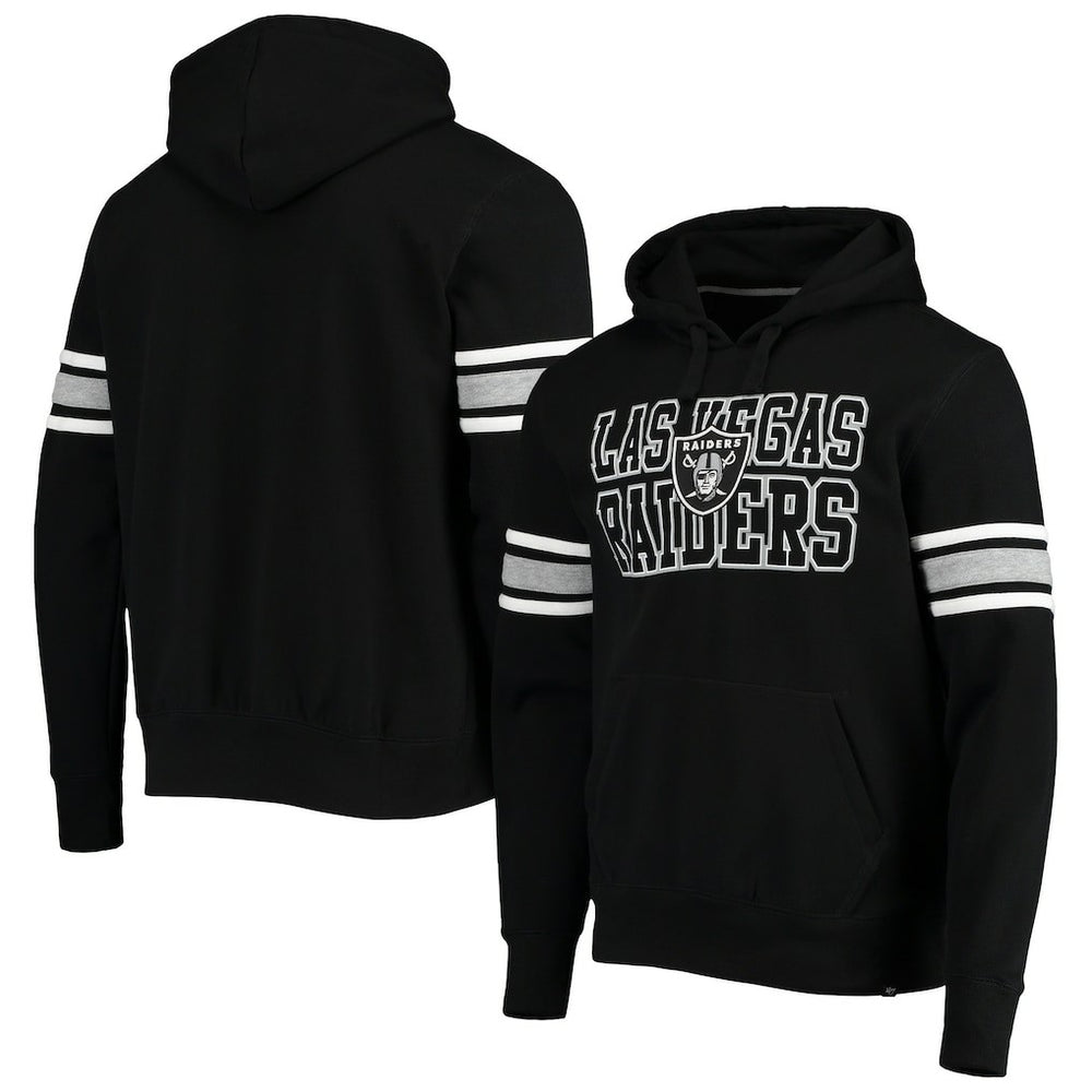 47 brand Las Vegas Raiders '47 Double Block Pullover Hoodie Black