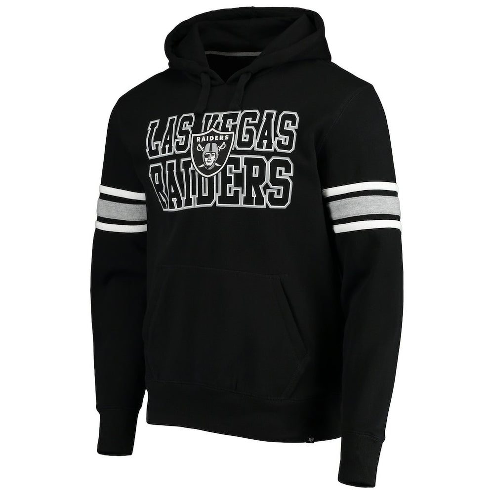 47 brand Las Vegas Raiders '47 Double Block Pullover Hoodie Black