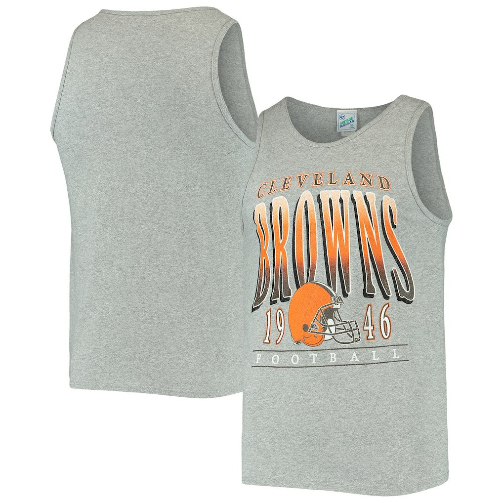 47 brand Cleveland Browns '47 Home Opener Vintage Tank Top Heathered Gray