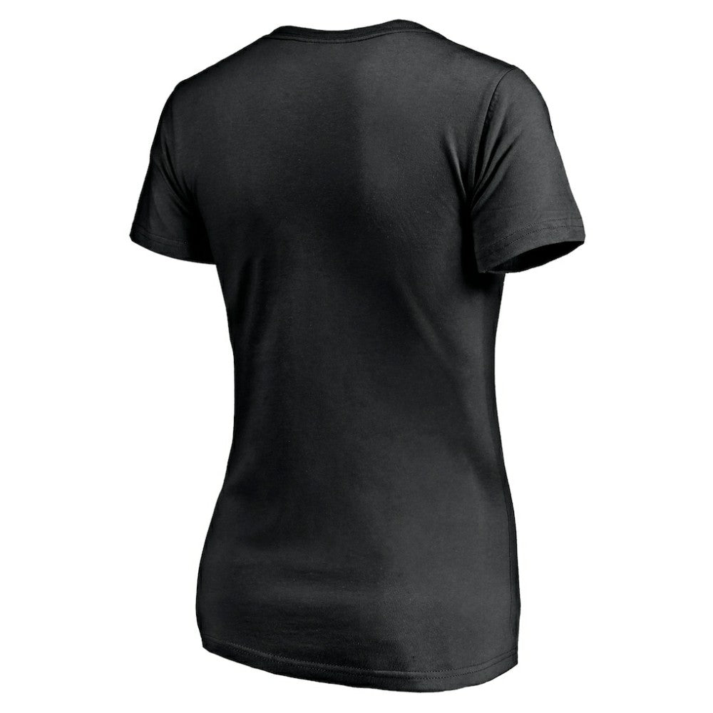 Ottawa Senators Fanatics Women's Plus Size Mascot In Bounds V-Neck T-Shirt - Black - NHL 4179091