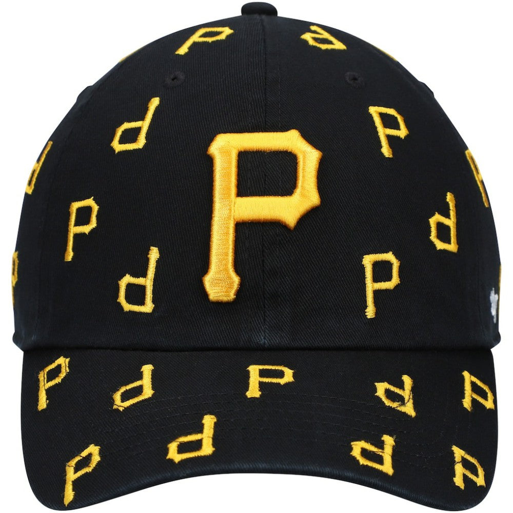 Pittsburgh Pirates '47 Women's Confetti Clean Up Adjustable Hat - Black - 47 brand Sale